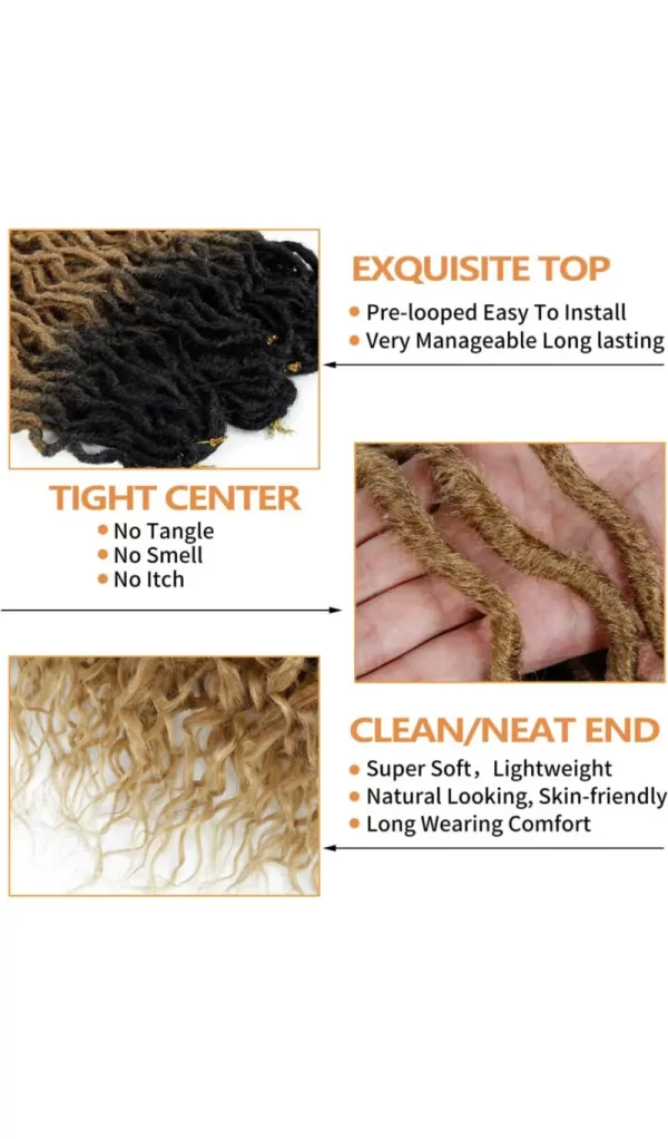 KB Faux Locs Crochet Braids - Image 5